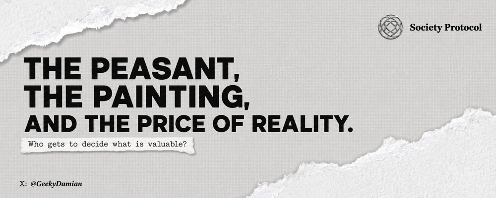 THE PEASANT, THE PAINTING, AND THE PRICE OF REALITY — article cover